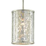 Подвесной светильник в форме цилиндра Speckled Mirror Plates варинант исполнения - 2 | Loft Concept в Самаре