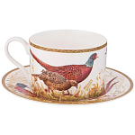 Чайная пара из фарфора 300 мл Hunting Porcelain Collection варинант исполнения - 1 | Loft Concept в Самаре