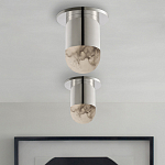 Потолочный светильник светодиодный с плафоном из натурального камня Purgatory варинант исполнения - 4 | Loft Concept в Самаре