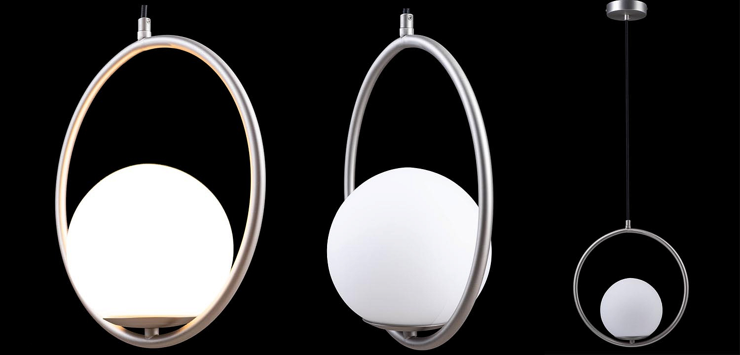 Подвесной светильник B.LUX C Ball circle nickel Подвесной светильник B.LUX C Ball circle nickel - Loft-Concept в Самаре