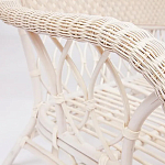Комплект уличной мебели из ротанга Eloise белый варинант исполнения - 4 | Loft Concept в Самаре