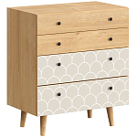 Комод с принтом на ящиках Elise Chest of Drawers варинант исполнения - 15 | Loft Concept в Самаре