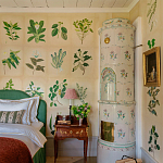 Обои ручная роспись Botanical Studies Linnaeus colourway варинант исполнения - 6 | Loft Concept в Самаре