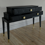 Премиальная Консоль с тремя ящиками Elsa Dreams Black варинант исполнения - 2 | Loft Concept в Самаре