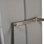 Стул барный серый с обивкой из экокожи Special Support варинант исполнения - 4 | Loft Concept в Самаре