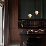 Подвесной светильник из белого алебастра Cryptocrystalline Stone варинант исполнения - 8 | Loft Concept в Самаре