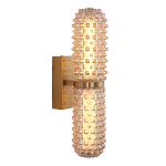 Бра с факутрным стеклянным плафоном Шампань Sonora варинант исполнения - 1 | Loft Concept в Самаре