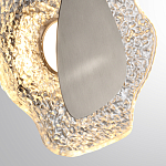 Бра с рельефным волнообразным стеклянным плафоном и вставкой из мрамора Liquid Stone варинант исполнения - 10 | Loft Concept в Самаре