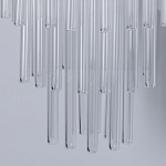 Бра с круглым основанием и длинными прозрачныи стеклянными трубками Nembus варинант исполнения - 7 | Loft Concept в Самаре