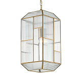 Подвесной светильник с рельефным стеклом Embossed Glass варинант исполнения - 2 | Loft Concept в Самаре