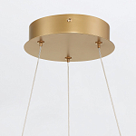 Люстра золотого цвета с 2-мя светодиодными кольцами Eurofase варинант исполнения - 4 | Loft Concept в Самаре