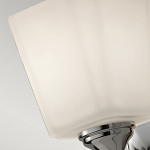 Бра для ванных комнат с белым матовым плафоном квадратной формы на основании цвета хром Feiss варинант исполнения - 5 | Loft Concept в Самаре