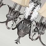 Люстра с 7-ю кремовыми текстильными абажурами Hinkley варинант исполнения - 6 | Loft Concept в Самаре