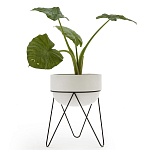 Кашпо Elevated Planters Luna 54 белое варинант исполнения - 2 | Loft Concept в Самаре