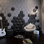 Гипсовая 3D панель с принтографией PM-30 варинант исполнения - 7 | Loft Concept в Самаре