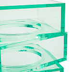 Стол журнальный в форме кубов Acrylic Furniture Lumina Mint Breeze варинант исполнения - 3 | Loft Concept в Самаре