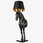 Horse Statue Floor Lamp Большой светильник Черная Лошадь варинант исполнения - 6 | Loft Concept в Самаре