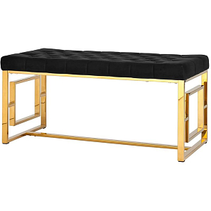 Банкетка Milan черный велюр