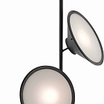 Торшер черный с 2-мя большими лампами Black Diffusers варинант исполнения - 1 | Loft Concept в Самаре