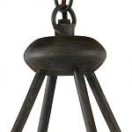 Люстра круглая с литыми стеклянными дисками Olympe Glass Chandelier варинант исполнения - 3 | Loft Concept в Самаре