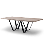 Стол обеденный на изогнутых ножках Consonance варинант исполнения - 1 | Loft Concept в Самаре