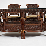 Комплект обеденный из ротанга Eloise grand варинант исполнения - 11 | Loft Concept в Самаре