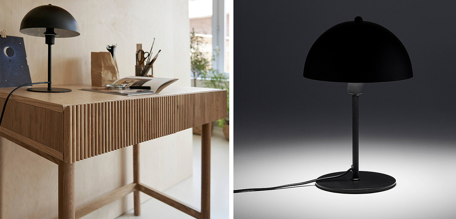 Настольная лампа Umbel Table Lamp Black Настольная лампа Umbel Table Lamp Black - Loft-Concept в Самаре