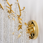 Бра золотого цвета с ветвями и хрустальными подвесками FAIRYTREE Light варинант исполнения - 7 | Loft Concept в Самаре