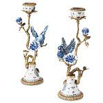 Подсвечник Candleholder Birds Atlanta Set 2 Pcs варинант исполнения - 1 | Loft Concept в Самаре
