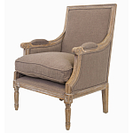 Кресло William Classical Armchair brown flax варинант исполнения - 3 | Loft Concept в Самаре