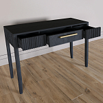 Элегантная Консоль Primo с выдвижным ящиком Черный дуб варинант исполнения - 6 | Loft Concept в Самаре