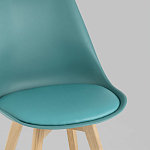 Стул с основой из пластика и мягким сиденьем Arvika Azure варинант исполнения - 7 | Loft Concept в Самаре