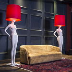 Лампа MANNEQUIN LAMP с абажуром созерцание силуэта варинант исполнения - 2 | Loft Concept в Самаре