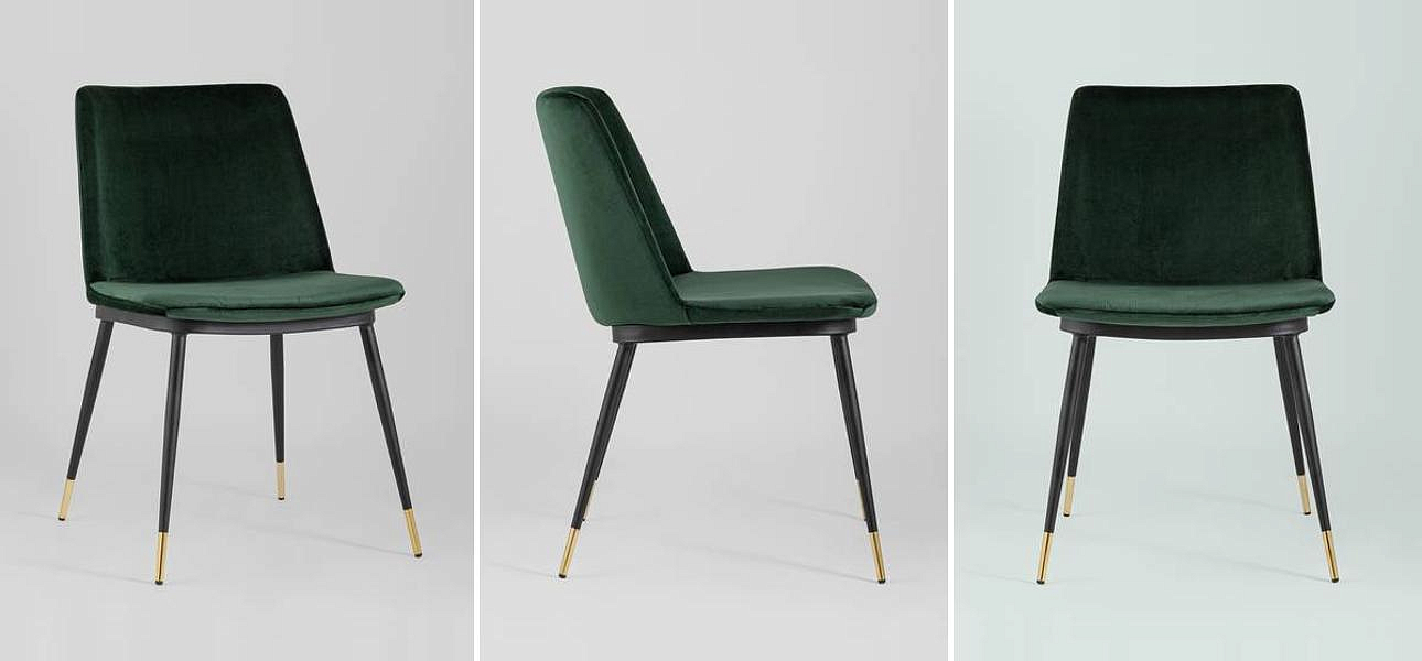 Стул Melissa Chair Зеленый Велюр Стул Melissa Chair Зеленый Велюр - Loft-Concept в Самаре