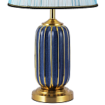 Настольная лампа с абажуром Terenzio Blue Table Lamp варинант исполнения - 3 | Loft Concept в Самаре