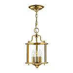 Подвесной светильник с прозрачным стеклянным цилиндрическим плафоном в классическом стиле на цепи Hinkley варинант исполнения - 13 | Loft Concept в Самаре