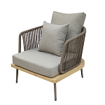 Кресло уличное серое Street Comfort  варинант исполнения - 1 | Loft Concept в Самаре