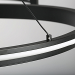 Люстра подвесная светодиодная в виде волнообразной ленты Ribbon Vortex варинант исполнения - 9 | Loft Concept в Самаре