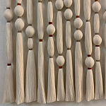 Панно на стену из хлопковых нитей White Morse Wall Hanging  варинант исполнения - 1 | Loft Concept в Самаре