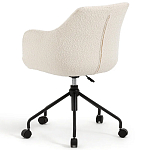 Вращающееся кресло с обивкой букле Boucle Office Chair варинант исполнения - 3 | Loft Concept в Самаре