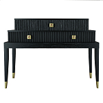 Премиальная Консоль с тремя ящиками Elsa Dreams Black варинант исполнения - 4 | Loft Concept в Самаре