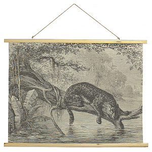 Картина подвесная Leopard on a Tree Poster