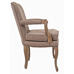 Кресло Aubrey Classical Armchair brown flax варинант исполнения - 1 | Loft Concept в Самаре