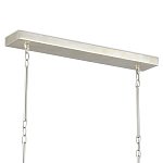 Люстра серебряная из пересекающихся прямоугольных элементов Intersecting Rectangles варинант исполнения - 3 | Loft Concept в Самаре