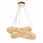 Люстра на 2 кольца с текстурной огранкой Reflection of Reality варинант исполнения - 1 | Loft Concept в Самаре