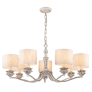 Люстра с абажурами из рогожки Toulouse D78 см