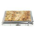 Портсигар с газовой зажигалкой из натурального камня Оникс Stone Cigarettes Cases варинант исполнения - 10 | Loft Concept в Самаре