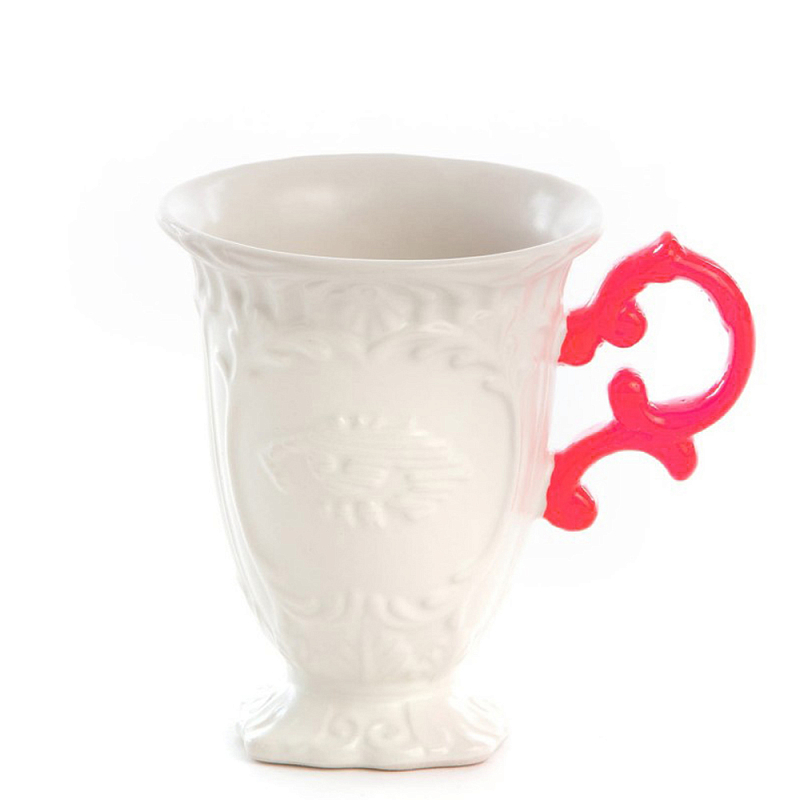 Кружка Seletti I-Mug Fuchsia Белый Фуксия в Самаре | Loft Concept 