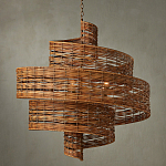 Люстра фактурная в виде спирали Enveloping Art варинант исполнения - 4 | Loft Concept в Самаре