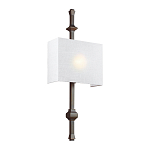 Бра с прямоугольным тканевым абажуром белого цвета Feiss варинант исполнения - 6 | Loft Concept в Самаре